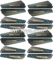 Subotech S700 Parts-09 Propellers,Main rotor blades(16pcs)-Blue,Subotech S700 RC dragonfly Helicopter Spare Parts Accessories,S700 Replacement parts